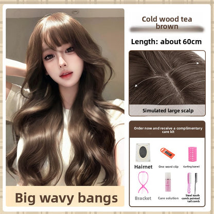 Synthetic fiber wig