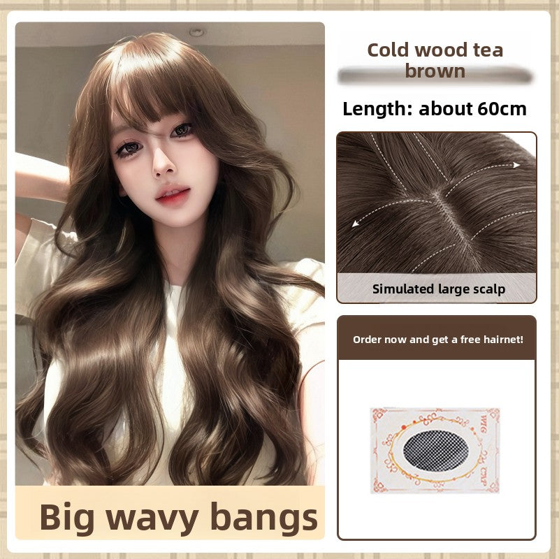 Synthetic fiber wig