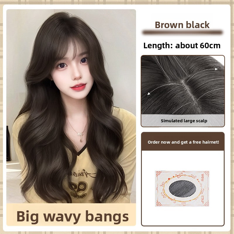 Synthetic fiber wig