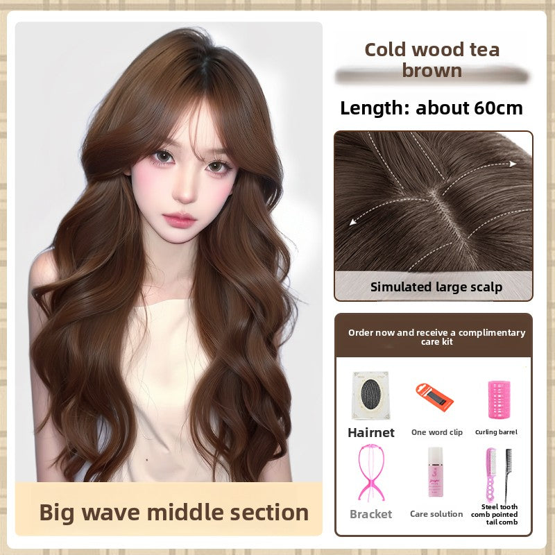 Synthetic fiber wig