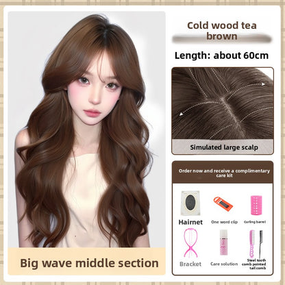 Synthetic fiber wig