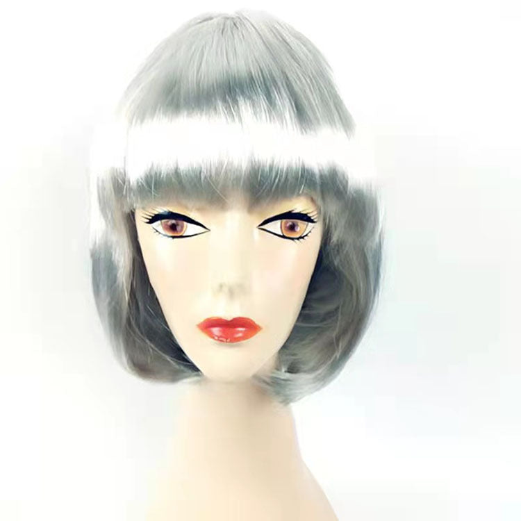 Synthetic fiber wig