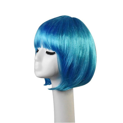Synthetic fiber wig