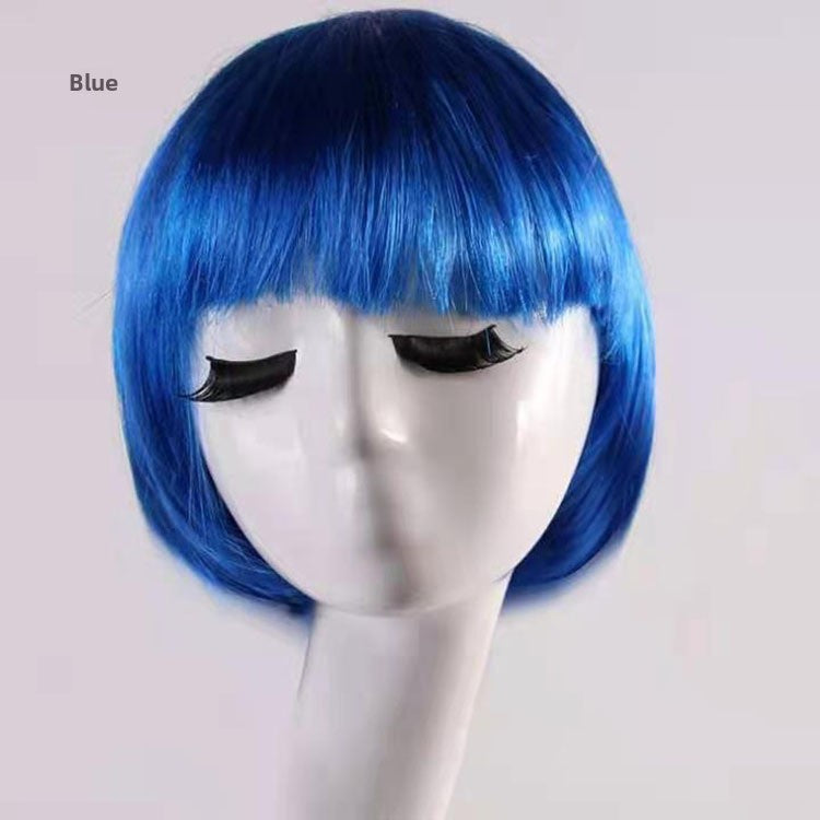 Synthetic fiber wig