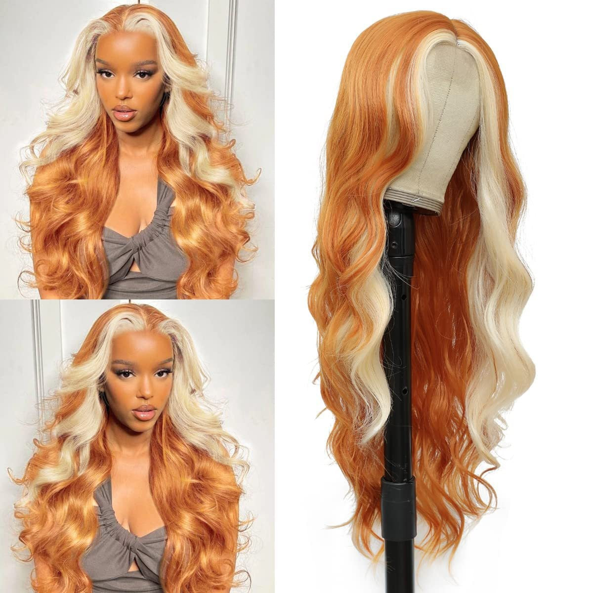 Synthetic fiber wig