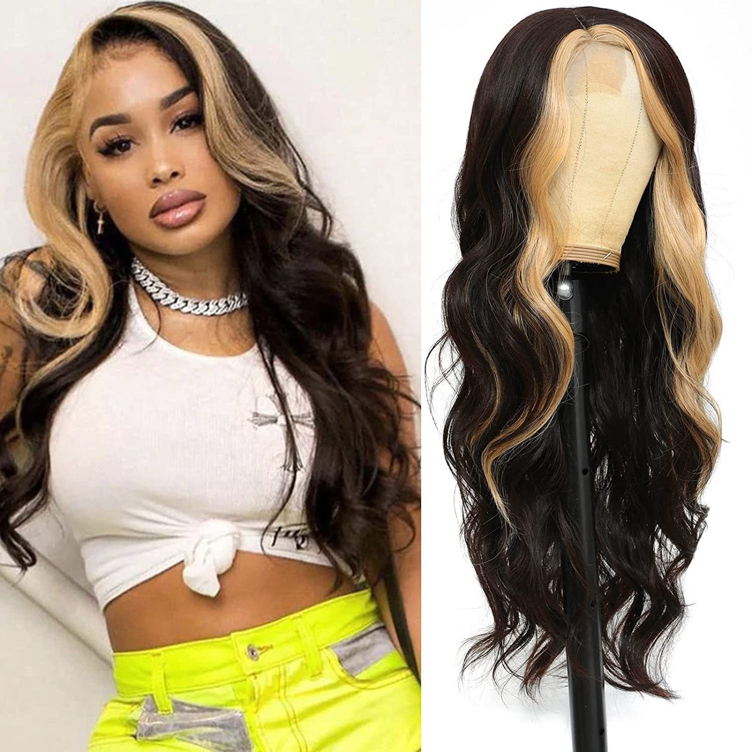 Synthetic fiber wig