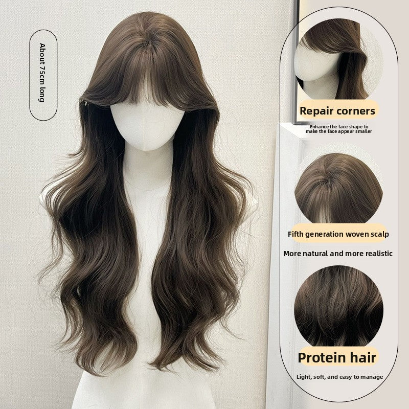Synthetic fiber wig