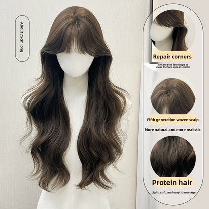 Synthetic fiber wig