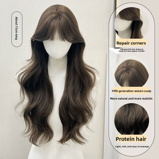 Synthetic fiber wig