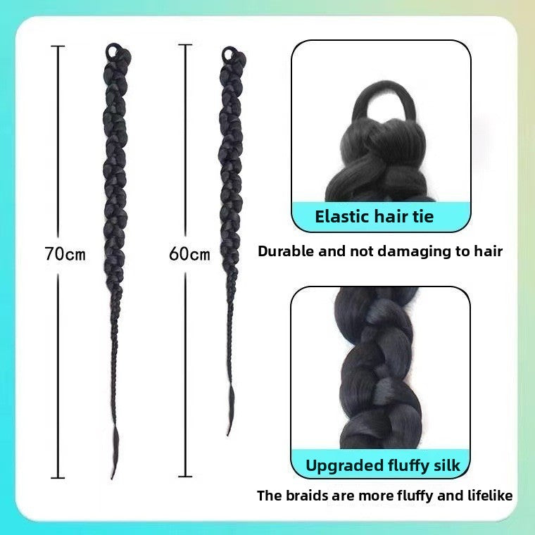 Synthetic Hair Braided Wig Ponytails for Styling
