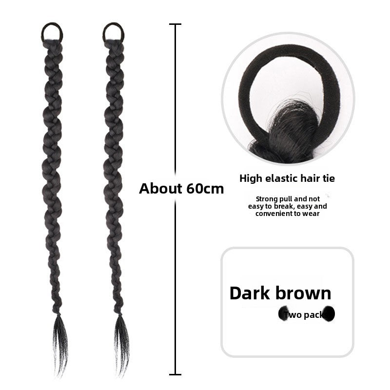 Synthetic Hair Braided Wig Ponytails for Styling