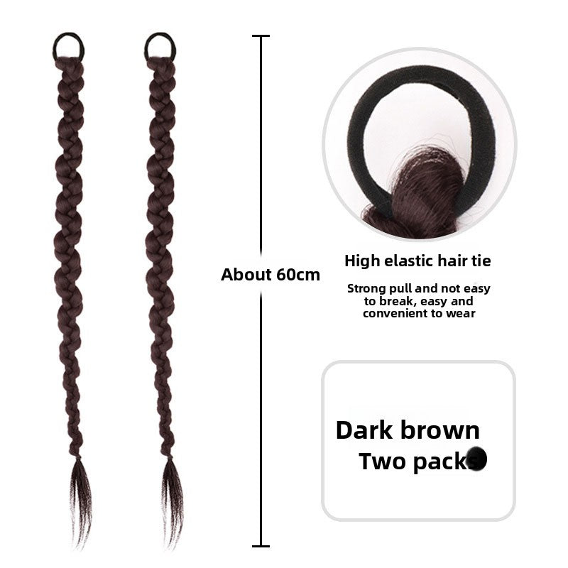 Synthetic Hair Braided Wig Ponytails for Styling