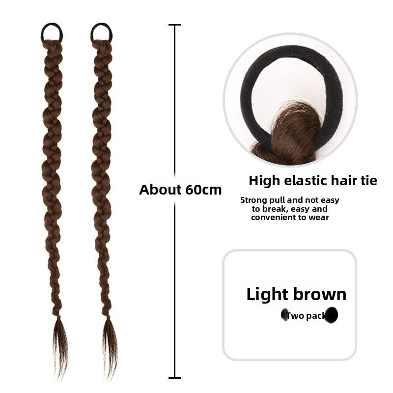Synthetic Hair Braided Wig Ponytails for Styling