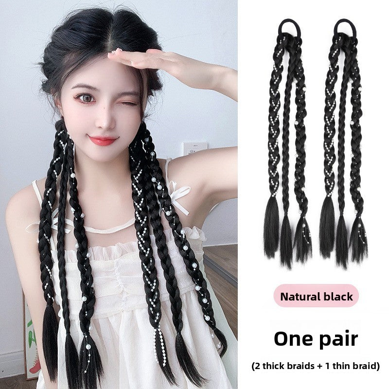 Synthetic Hair Braided Wig Ponytails for Styling
