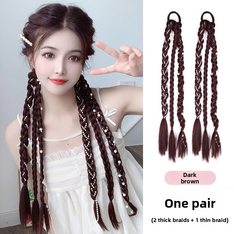 Synthetic Hair Braided Wig Ponytails for Styling