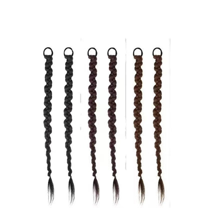Synthetic Hair Braided Wig Ponytails for Styling