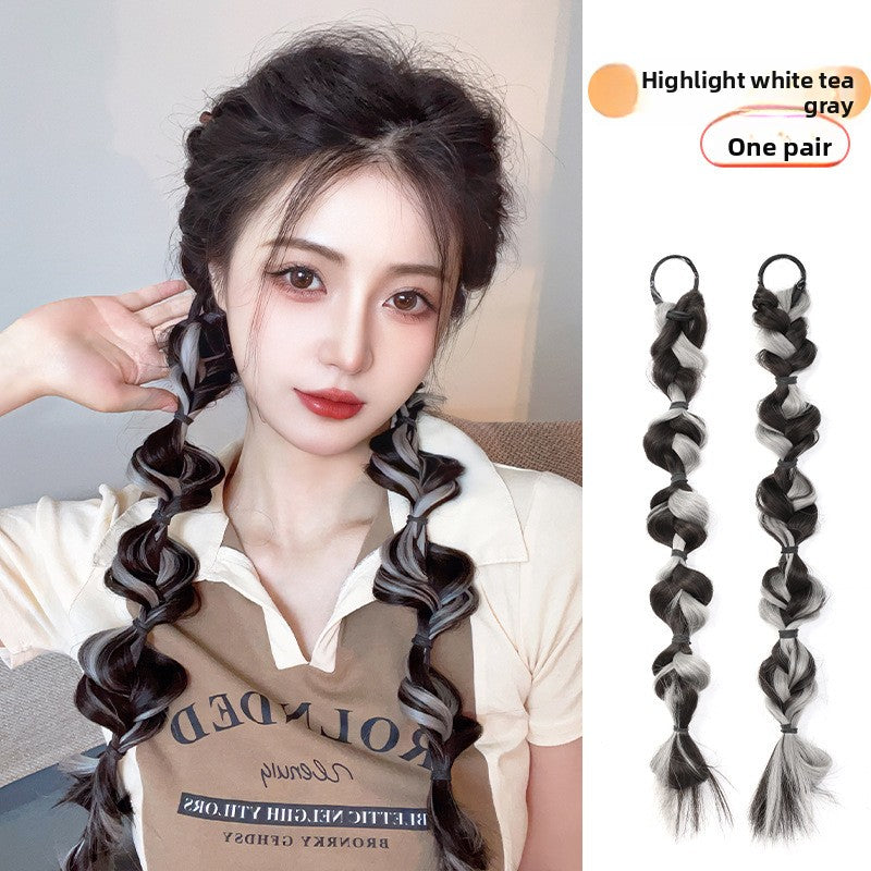 Synthetic Hair Braided Wig Ponytails for Styling