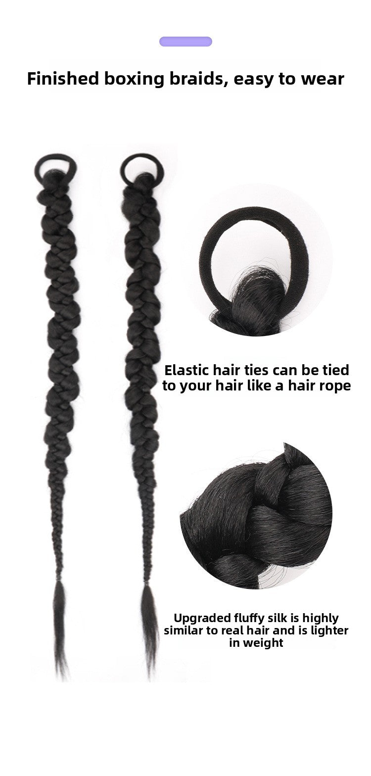 Synthetic Hair Braided Wig Ponytails for Styling