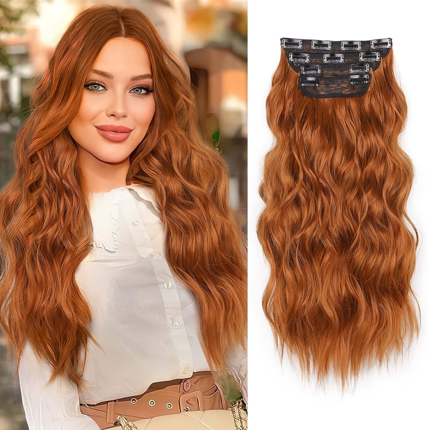 Synthetic Hair Extension Clip