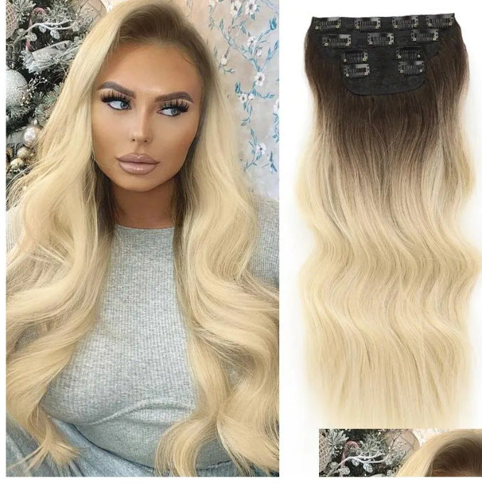 Synthetic Hair Extension Clip