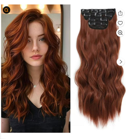 Synthetic Hair Extension Clip
