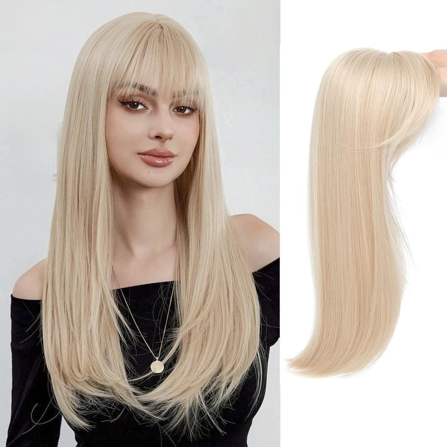 Synthetic Hair Extension Pieces