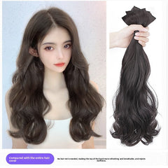 Big wave [50cm] Three-Natural Black
