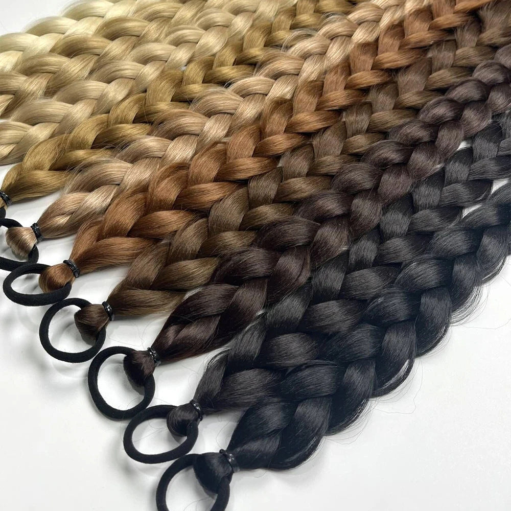 Synthetic Hair Ponytail Extension Braid