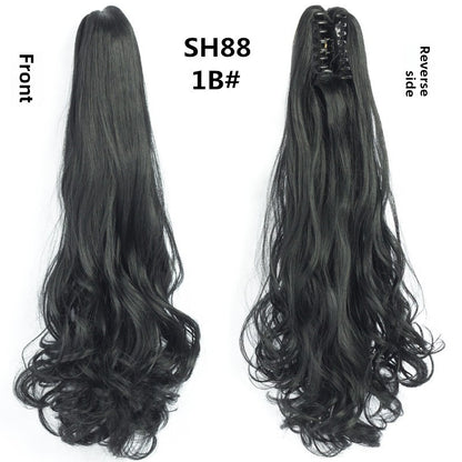 Synthetic hair ponytail