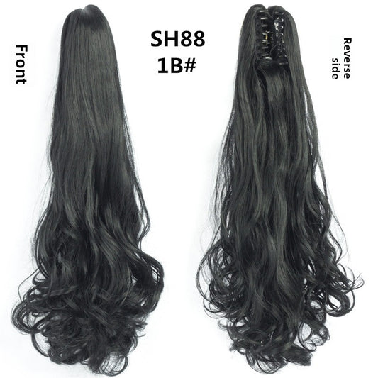 Synthetic hair ponytail