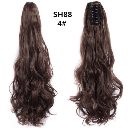 Synthetic hair ponytail
