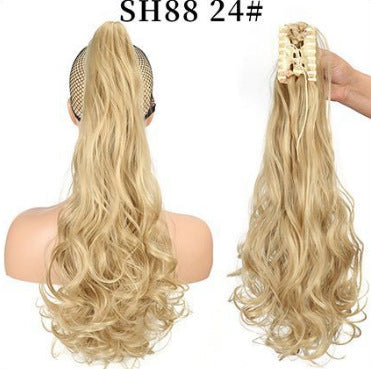 Synthetic hair ponytail