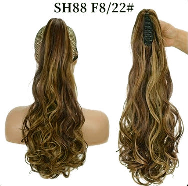 Synthetic hair ponytail