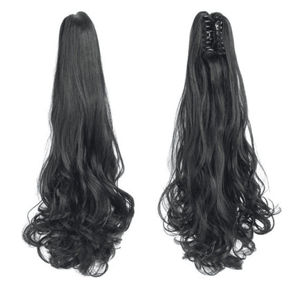Synthetic hair ponytail