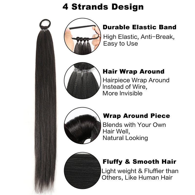 Synthetic Hair Ponytail Wig