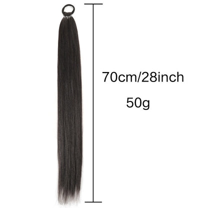 Synthetic Hair Ponytail Wig