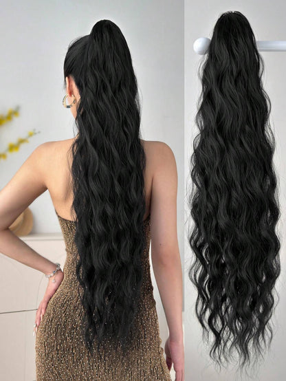 Synthetic Hair Ponytail with Claw Clip