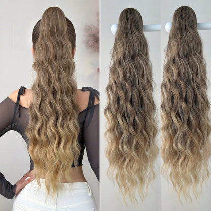 Synthetic Hair Ponytail with Clip