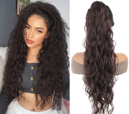 Synthetic Hair Ponytail with Clip