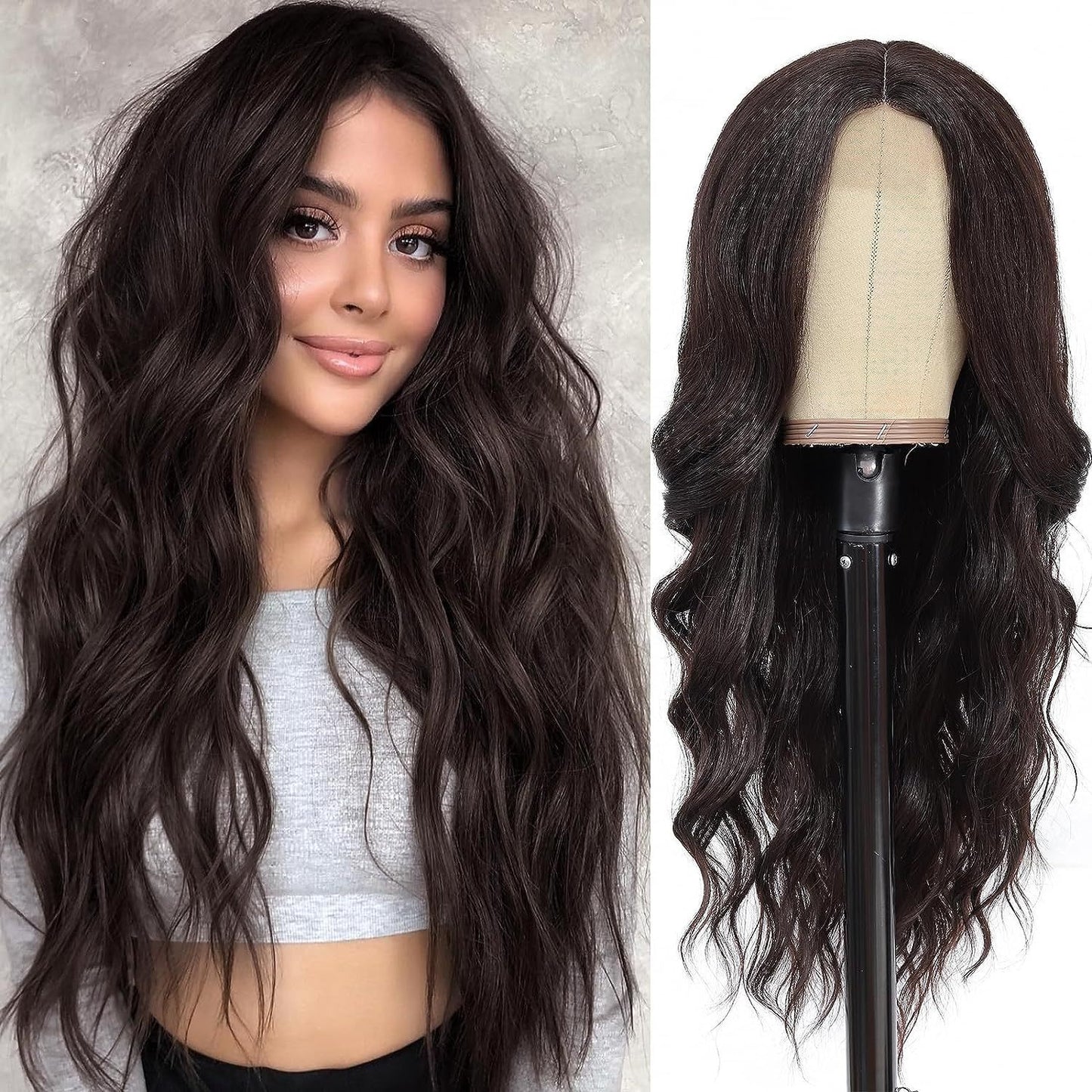 Synthetic hair wigs