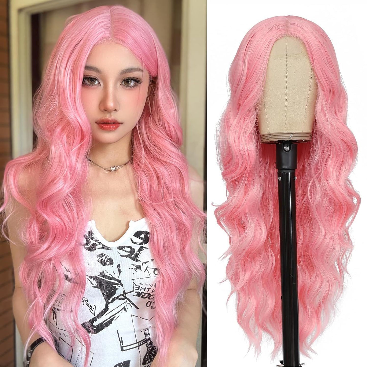 Synthetic hair wigs