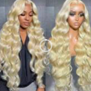 Synthetic hair wigs