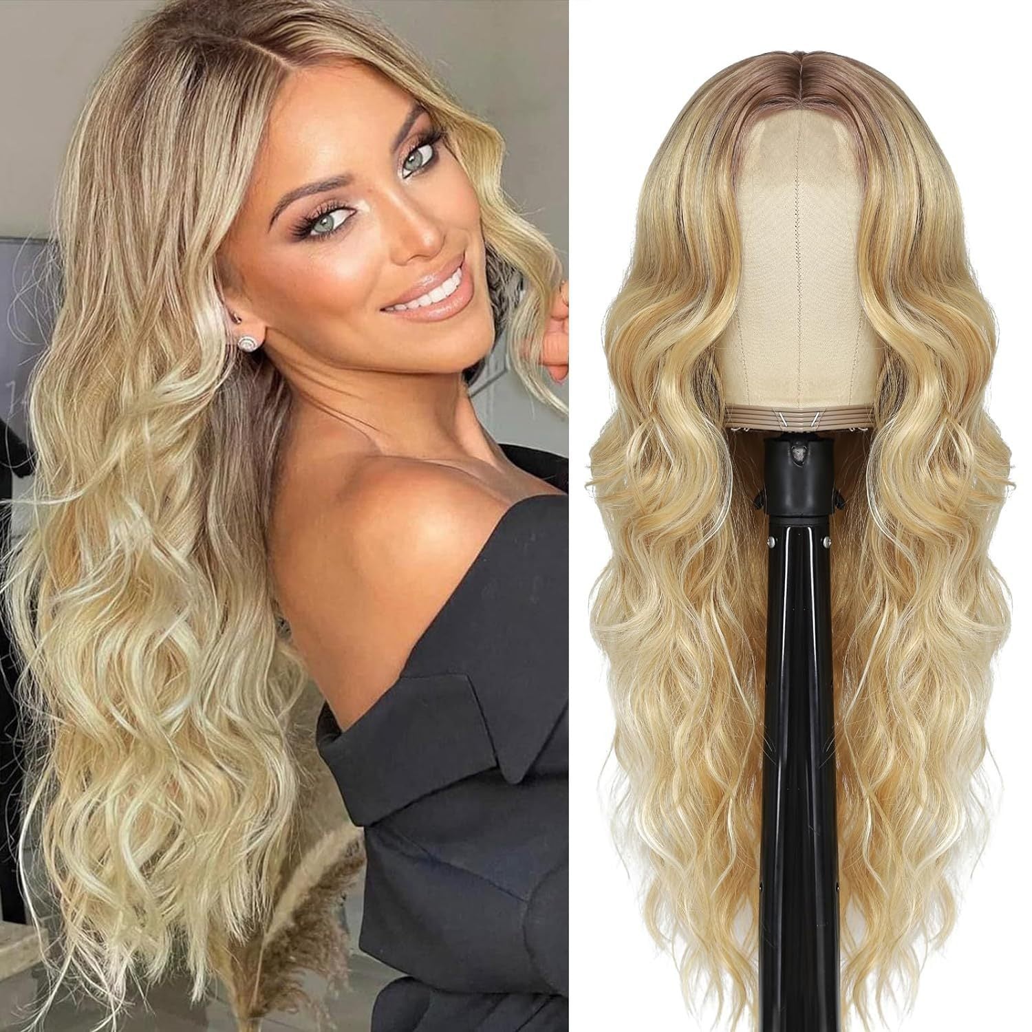Synthetic hair wigs