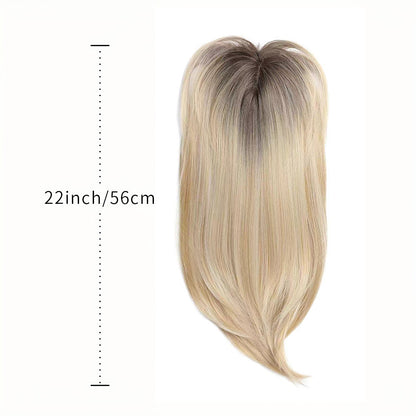 Synthetic Hairpiece for Women with Gradient Color