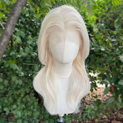 Synthetic Lace Front Wig with Layered Hair