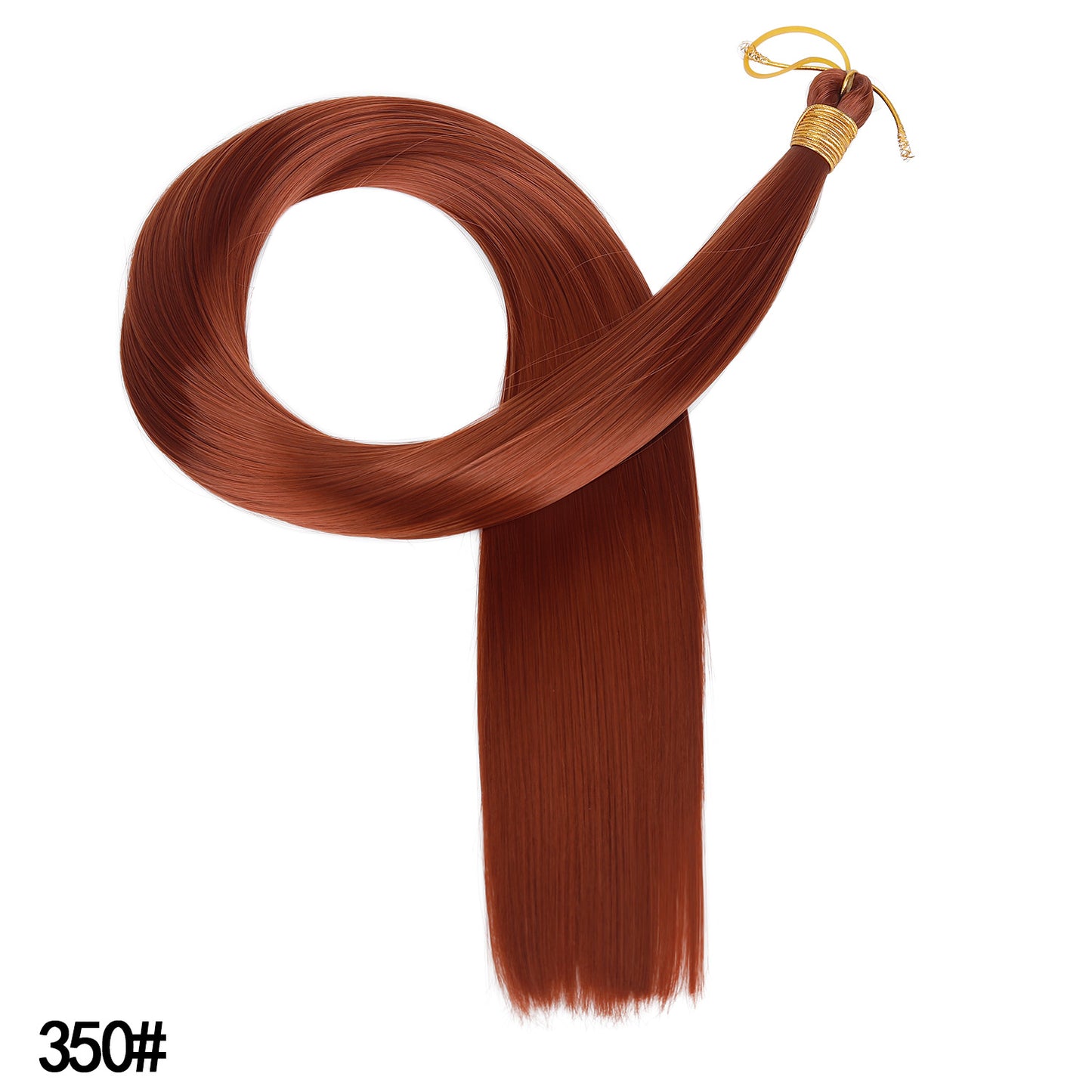 Synthetic Straight Hair Extensions Long Fiber Bundles