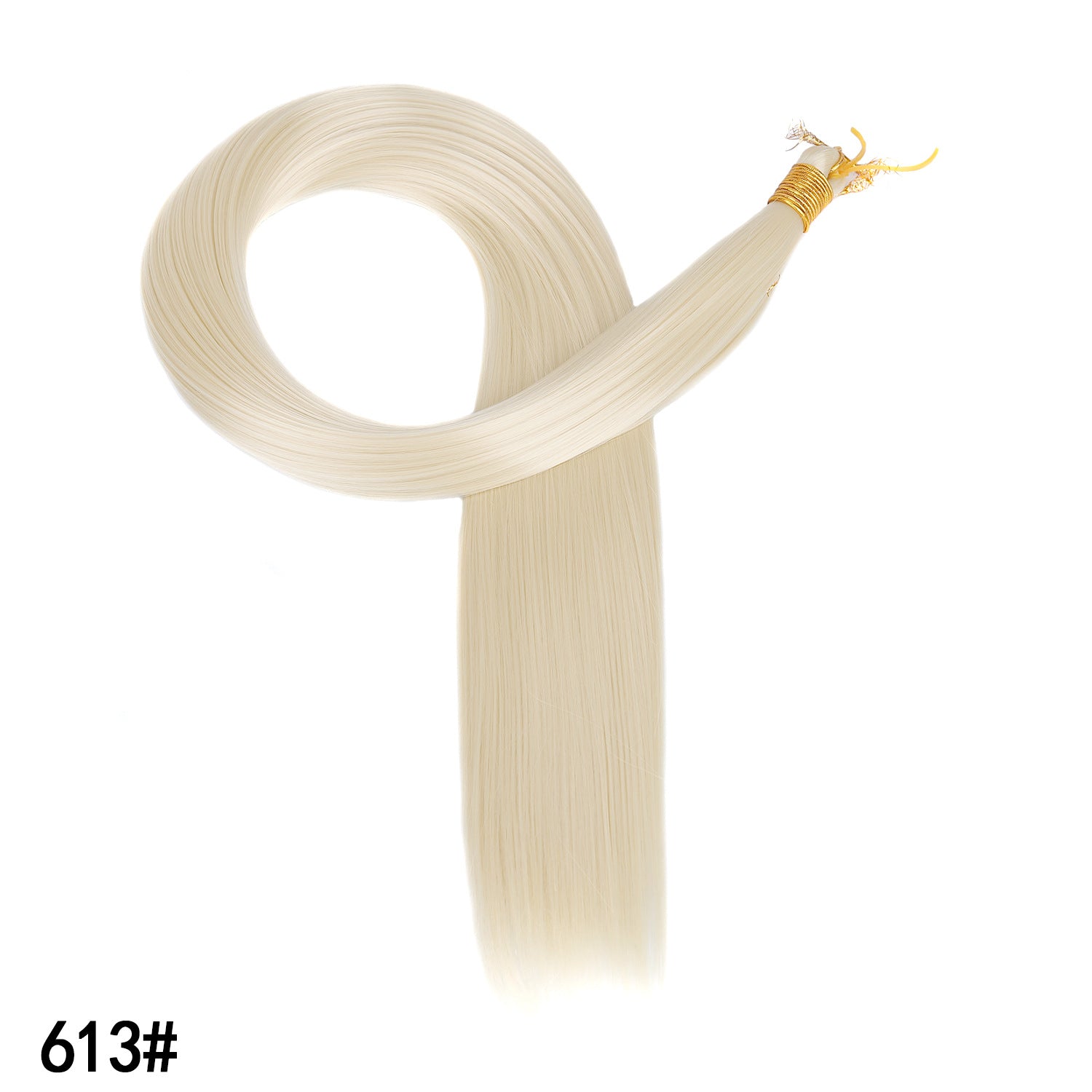 Synthetic Straight Hair Extensions Long Fiber Bundles