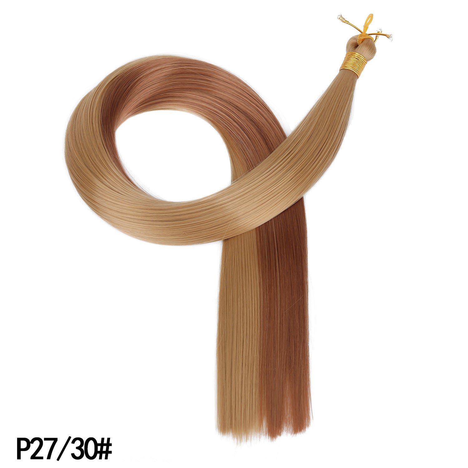 Synthetic Straight Hair Extensions Long Fiber Bundles