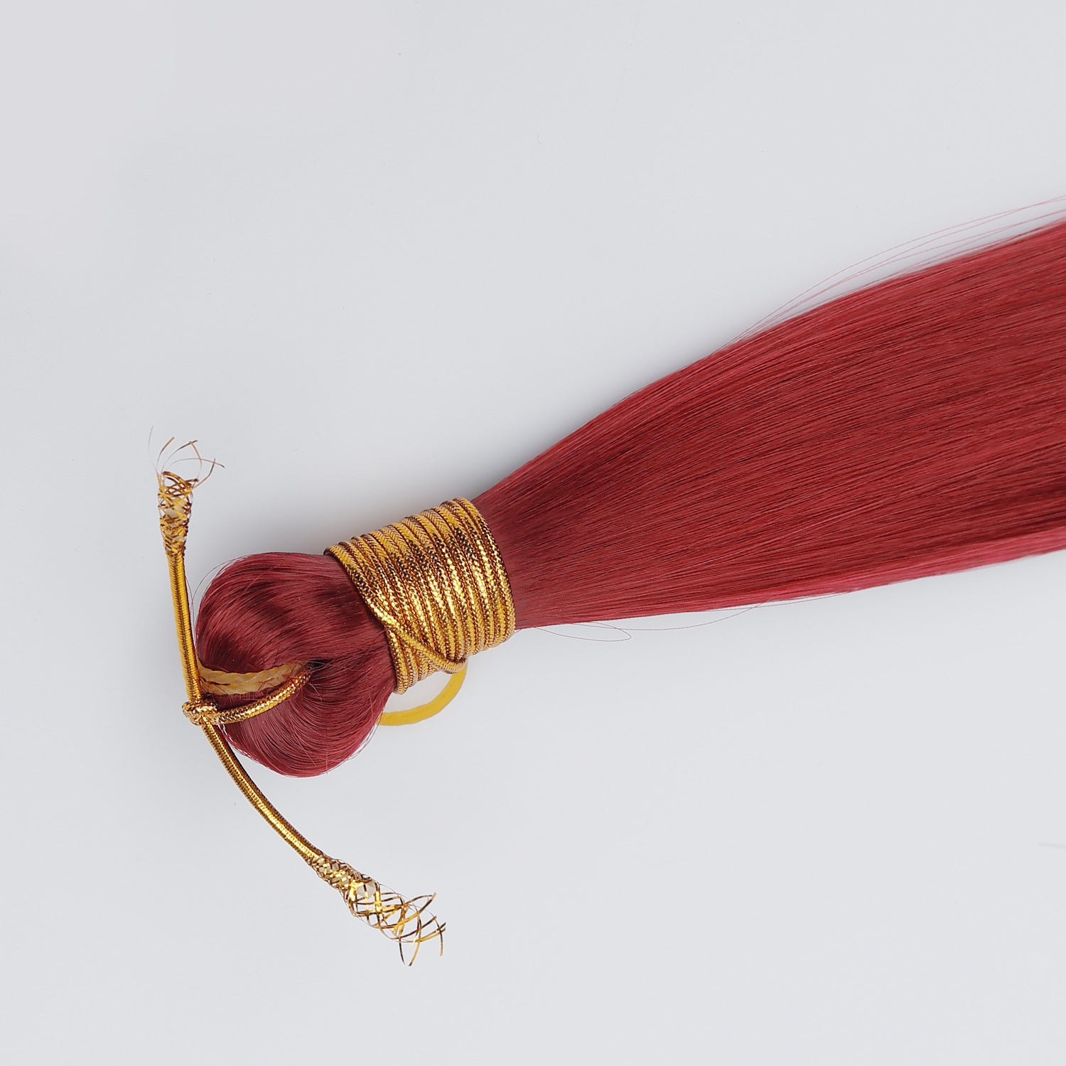 Synthetic Straight Hair Extensions Long Fiber Bundles