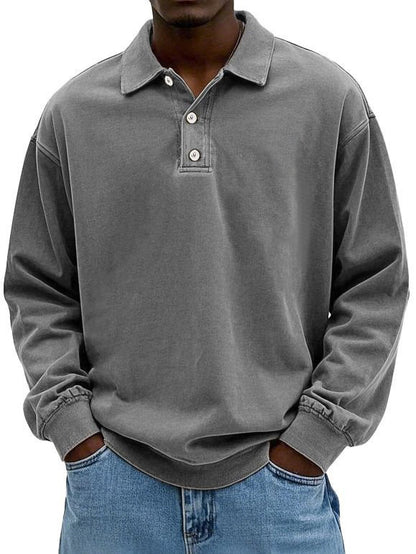 T-shirt with hood and distressed wash finish